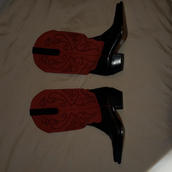 Nine West Evie western boot red Black 5 1/2 - Picture 14 of 15
